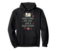 Psychologie Étudiant Finales Stress Humour Cerveau Nerd Pride Sweat à Capuche