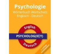 Psychologie Wörterbuch Wortschatz Englisch - Deutsch
