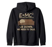 Psychologue E = MC² Canapé thérapeutique Freud Psychothérapeute Sweat à Capuche