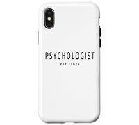 Psychologue Est. 2026, Diplôme d'étudiant en psychologie Coque pour iPhone X/XS