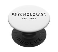 Psychologue Est. 2026, Diplôme d'étudiant en psychologie PopSockets PopGrip Adhésif