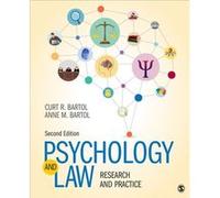 Psychology and Law by Anne M. Bartol Inconnu (Auteur)