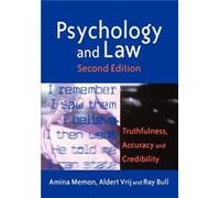 Psychology and Law by Bull Ray University of Portsmouth UK Paperback Book Memon, Amina, Vrij, Aldert, Bull, Ray (Auteur)