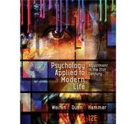 Psychology Appled Modern Life Adjustment Elizabeth Hammer, Wayne Weiten (Auteur)