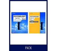 Psychology for VCE Unit 3 & 4 Student pack (SB+SW)