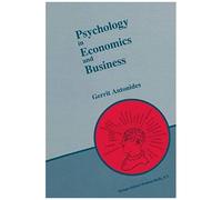 Psychology In Economics And Business