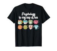Psychology is My Cup of Tea Psychologue Santé mentale T-Shirt