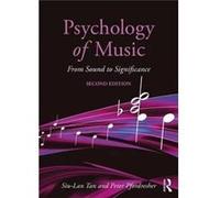 Psychology Of Music Siu - Lan Tan, Peter Pfordresher, Rom Harre (Auteur)
