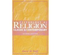 Psychology of Religion by David H. Wulff Hardcover Book David M. Wulff (Auteur)