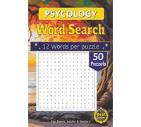 Psychology Word Search Puzzle Book: Psychology Word Search Puzzles for Students and Enthusiasts: Concepts, Theories, and Famous Psychologists | Brain Games for Stress Relief and Mental Focus