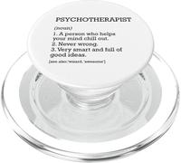 Psychothérapeute Définition du Poste Psychothérapie personnalisée PopSockets PopGrip pour MagSafe