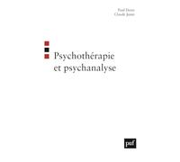 Psychothérapie et psychanalyse