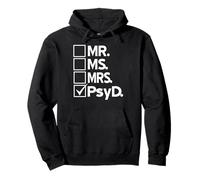 PsyD Psychologie Docteur Cerveau Humour Titre Pro Sweat à Capuche