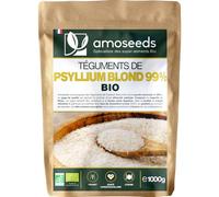 Psyllium Blond Bio 1KG | Téguments Purs 99% | 88% de Fibres, Transit, Sans gluten | Qualité Supérieure…