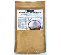 Psyllium Blond Bio en poudre extra-fine - Téguments Purs 99% - Utilisation pratique : se mélange facilement aux boissons et à la nourriture - Haute Teneur en Fibres - 300g - Estenat