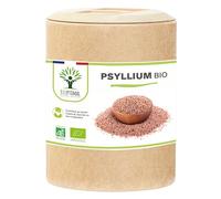 Psyllium Blond Bio - Teguments D'ispaghul - Husk Powder - Riche en Fibres - Digestion Transit Coupe Faim - 320 mg/Gélule - Origine Inde - Fabriqué En France - Certifié Ecocert - 200 Gélules