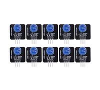 Psytfei 10 pièces module LED 10mm 3.3V 5V panneau lumineux décoratif ampoule à puce pour la décoration de la maison MCU contrôle indicateur lampe Tube PWM gradation conception compacte (MRB050E Blue)