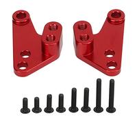 Psytfei Amortisseur De Voiture RC 1 Paire De Tours De Choc RC, Support Avant Et Arrière, Support De Tours De Choc pour Traxxas 1/10, Support d'angle Réglable en Hauteur(Rouge)