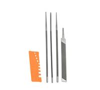 Psytfei Kit de Limes d'affûtage de tronçonneuse, avec Manche en Bois et jauge de Profondeur pour Lames de tronçonneuse de 5/32, 3/16 et 7/32 Pouces, Guide de classement, Pochette à Outils