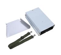 Psytfei Sluice Box Pliable en Alliage d'aluminium, 49,6 Pouces, équipement Compact de Prospection aurifère pour l'orpaillage, Le dragage et l'exploitation minière