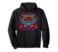 Psytrance Sweat à capuche Trippy, Techno, Rave Owl, Edm, psychédélique Sweat à Capuche