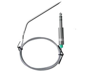 PT-100 Sonde de température de viande de rechange pour gril à granulés de bois Green Mountain Daniel Boone Choice, Jim Bowie Choice et Davy Crockett - Sonde à viande compatible avec tous les modèles