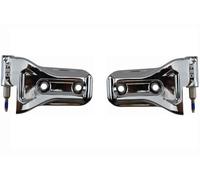 PT Auto Warehouse DH-CH6314M-DP Charnière de porte, finition chromée, supérieur - paire gauche/droite