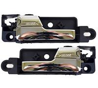 PT Auto Warehouse FO-2929M-RP - Poignée de porte intérieure intérieure intérieure - Levier chromé - Paire arrière gauche/droite