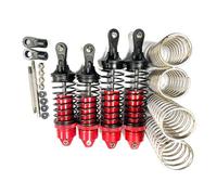 PT Haahoos Amortisseur de Choc pour 1/10 Losi Lasernut U4 DB TT Pro SCT LOS233011, pièce RC remplie d'huile, 4 Paquets/lot, Rouge