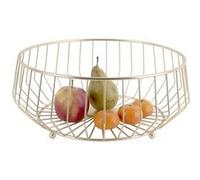 Pt Living - Grande corbeille à fruits en métal Linea doré Doré G