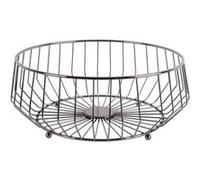 Pt Living - Grande corbeille à fruits en métal Linea gris fumé Gris fumé G