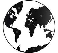 Pt' - Mappemonde en métal avec magnets World Map noir Noir