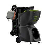 Pt-Max C Lanceur de Balle de Tennis Automatique Professionnel,Machine à Balles de Tennis/Padel,3 Modes de ContrôLe Intelligent,Peut Contenir Plus de 145 Balles,Adapté Aux Dé(Size:Extérieur,Color:Noir)