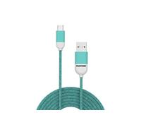 PT-MC001-5L câble USB 1,5 m USB 2.0 Micro-USB A USB A Cyan