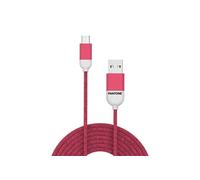 Celly PTMC0015P Câble Pantone Micro USB 2.0 Sortie 2,4 A Longueur 1 m Rose