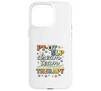 PT OT SLP Dream Team Therapy Retro Lettering Coque pour iPhone 15 Pro Max