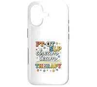 PT OT SLP Dream Team Therapy Retro Lettering Coque pour iPhone 17