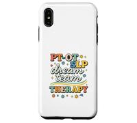 PT OT SLP Dream Team Therapy Retro Lettering Coque pour iPhone XS Max