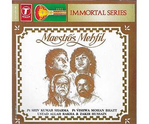 Pt Shiv Kumar Sharma, Pt Vishwa Mohan Bhatt, Ustad Alla Rakha & Zakir Hussain - Maestro's Mehfil
