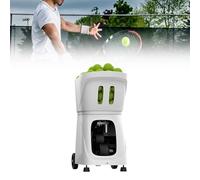 Pt-Smart Pro Lanceur de Tennis de Padel,Machine de Service de Balles de Tennis Portable,Vitesse de Balle 20 à 120km/h,FréQuence de Service 1,8 à 8 Secondes/Balle,Convient aux Amateurs de (Color:Blanc)
