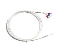 PT100/K-Type Thermocouple Sensor - Stainless Steel Internal Probe, 3x30mm, 1-5M, -50~260°C(1pc)(PT100 5M)