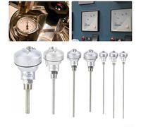 PT100 Sonde de capteur de température avec filetage M20x1 5, tête de terminal thermocouple, corps en acier inoxydable pour des lectures de température fiables, compatible avec divers appareils (100 mm