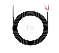 PT1000 Capteur de température numérique étanche avec sonde en acier inoxydable étanche et câble en silicone jusqu'à 200 °C Compatible avec Raspberry Pi (1 pièce)