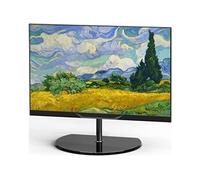 ONKRON Pied TV Universel Verre Trempé pour 32-65 Pouces, Poids de 35 kg, Meuble TV avec Support Pied TV Pivotant, Hauteur Réglable, VESA 100x100-400x400, Support TV sur Pied Noir PT2-B