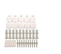 PT31 LG40 Kit de consommables pour cutter plasma - 60 embouts d'électrode, buses, coupelles de blindage et bagues à gaz pour CUT-40/CUT-40D/LGK-40/CT312/CT416/CT518 Se