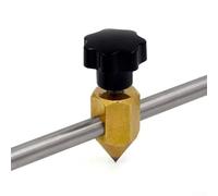 PT31 Roulette de guidage circulaire de coupe plasma pour LGK40 pour lampe de poche boussole - Tige de positionnement en acier inoxydable, roue de guidage en laiton, longueur 460 mm