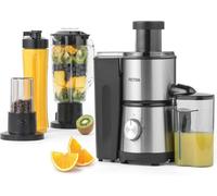 Pt4294Vdeeu7 Blender Multifonction 4 En 1, Sans Bpa Extracteur De Jus Électrique, Moulin Pour Café/Épices, Nettoyage Facile,