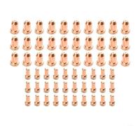 PT80 IPT80 Lot de 60 consommables pour torche plasma avec électrodes et embouts de 2 mm pour équipement de découpe plasma, pièces compatibles 52558 51311 12