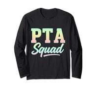 PTA Squad Parent Teacher Association Back to School Teacher Manche Longue