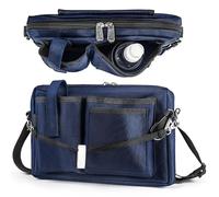 PTAHON Sac banane d'infirmière pour femme - Design à double couture, 7 poches pour infirmières, sac banane convertible, résistant à l'eau - Idéal pour les infirmières, les soignants, le bricolage